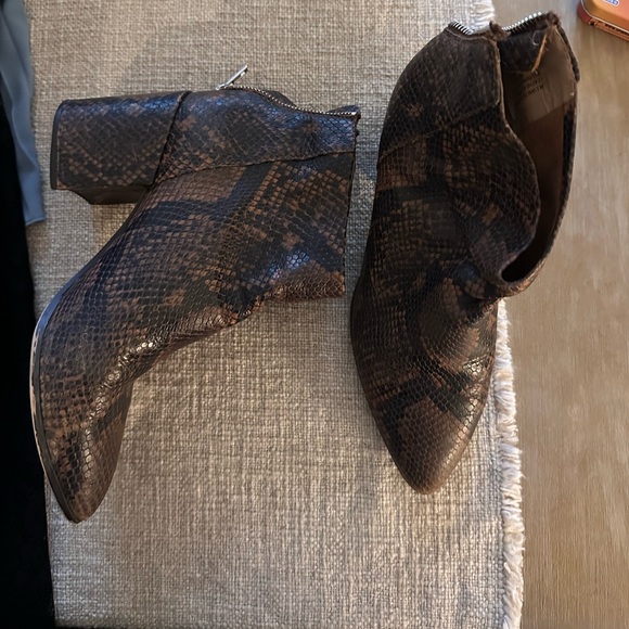 Steve Madden Shoes - Steve Madden Snake Print Booties